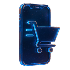 Mobile Commerce - Hands holding smartphone