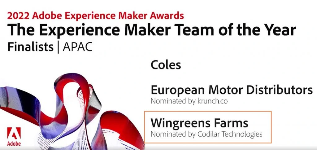 Adobe Experience Maker Team of the Year