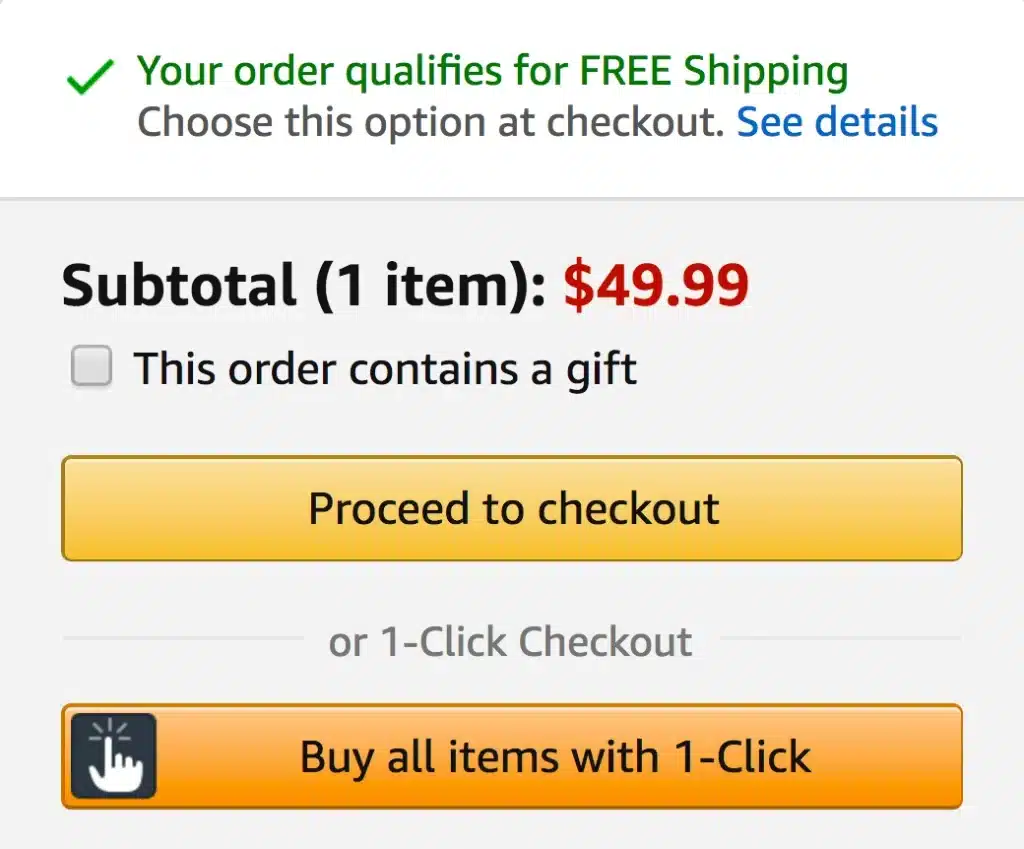 Amazon-Frictionless checkouts