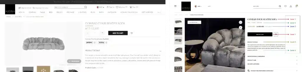 Marina Homes-Organizing content