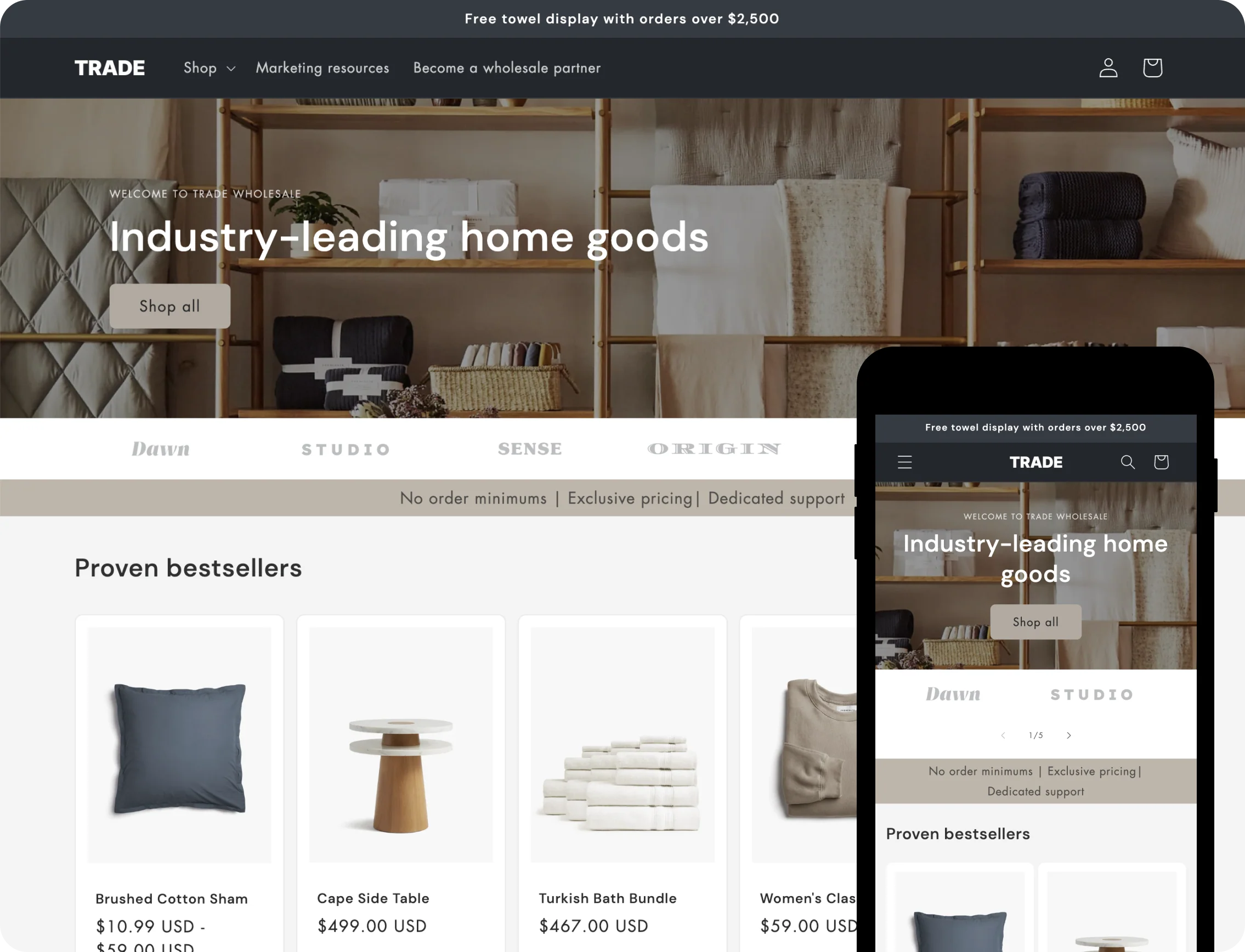 Shopify-Trade-theme